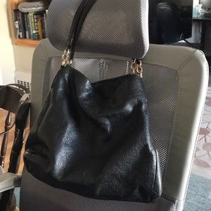 Black coach handbag